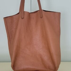 MADEWELL Transport Tote Leather Cognac